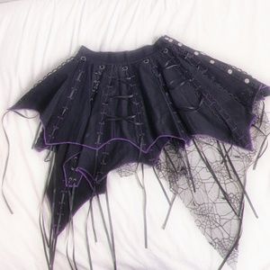 Gothic wrap skirt